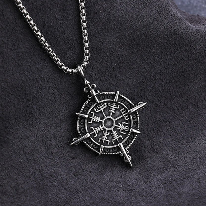 Vegvisir Rune Pendant
