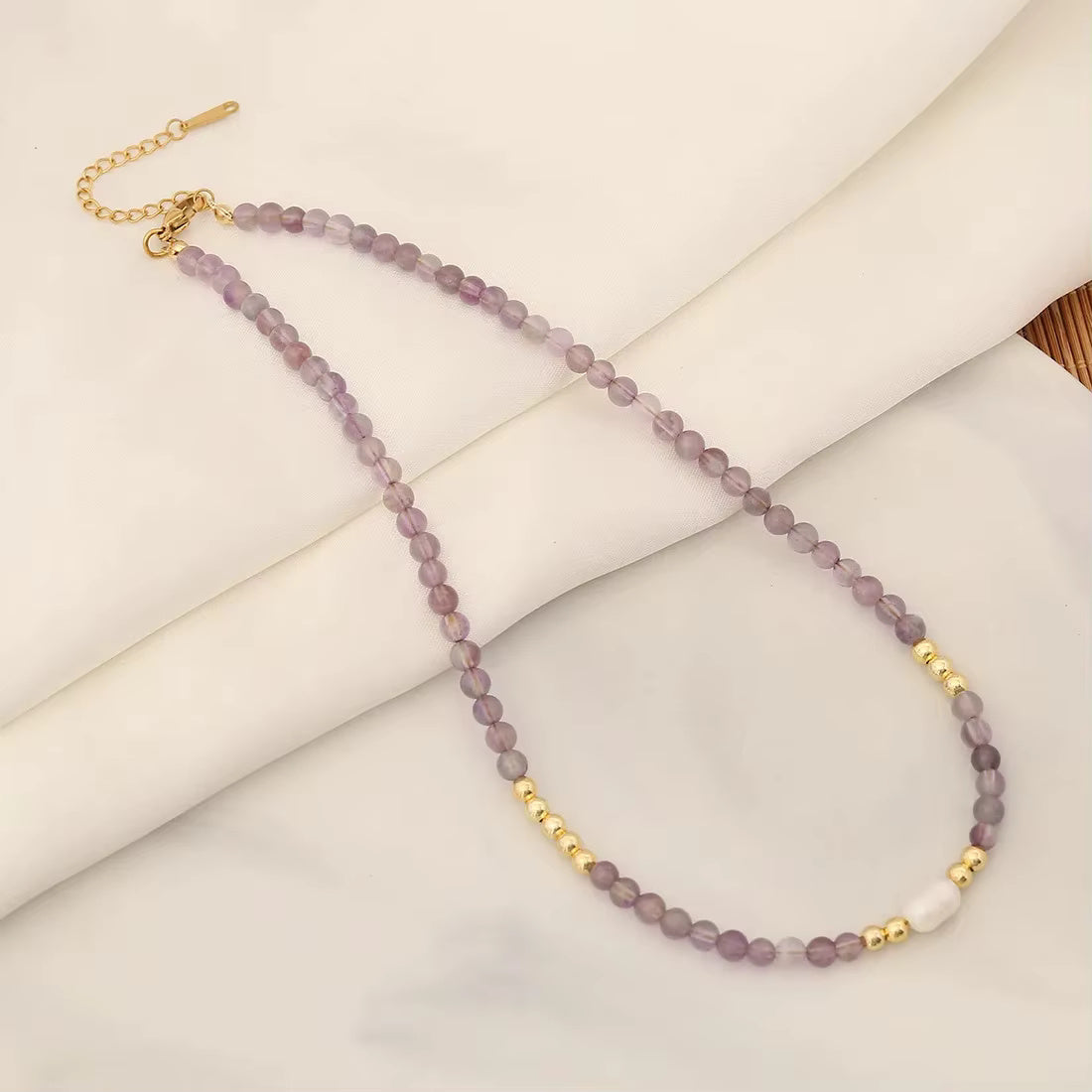Golden Bead Necklace