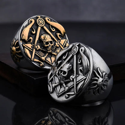 Masonic Skull Ring