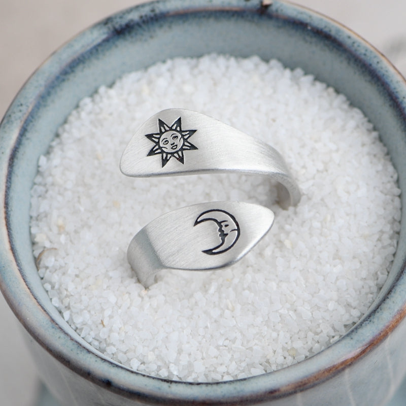 Sun Moon Adjustable ring