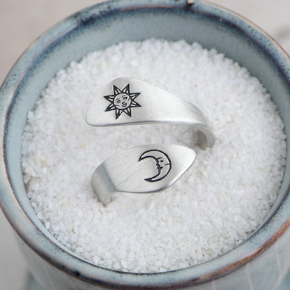 Sun Moon Adjustable ring