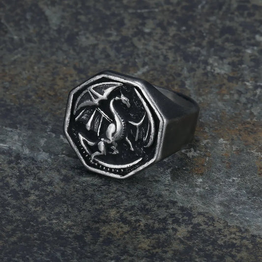 Dragon Silver Ring
