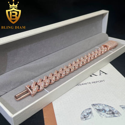 Iced Out Cuban Link Bracelet