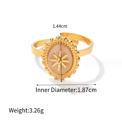Sun Star Open Rings