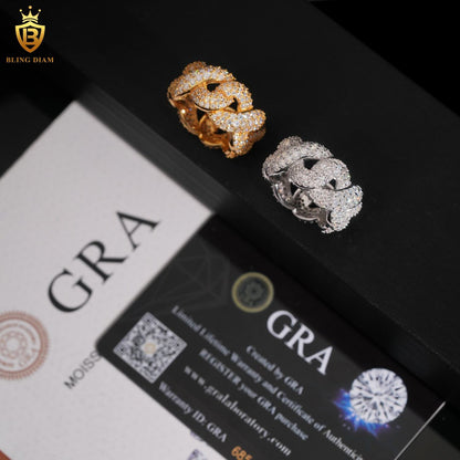 Luxury iced-out ring