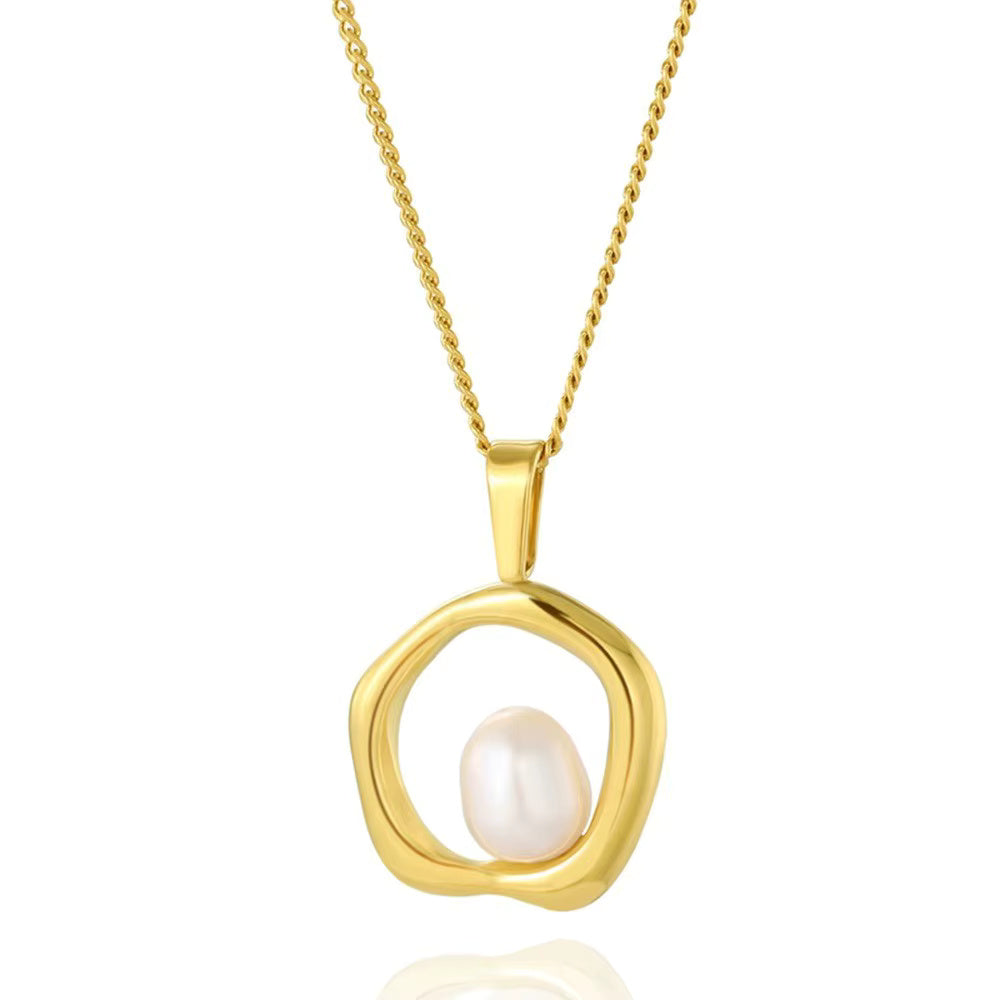 Star White Shell Pendant Necklace
