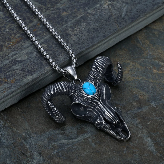 Ram Skull Pendant