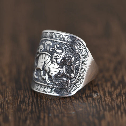 Sterling Unicorn Ring