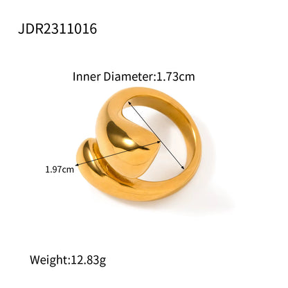 Gold Droplet Ring