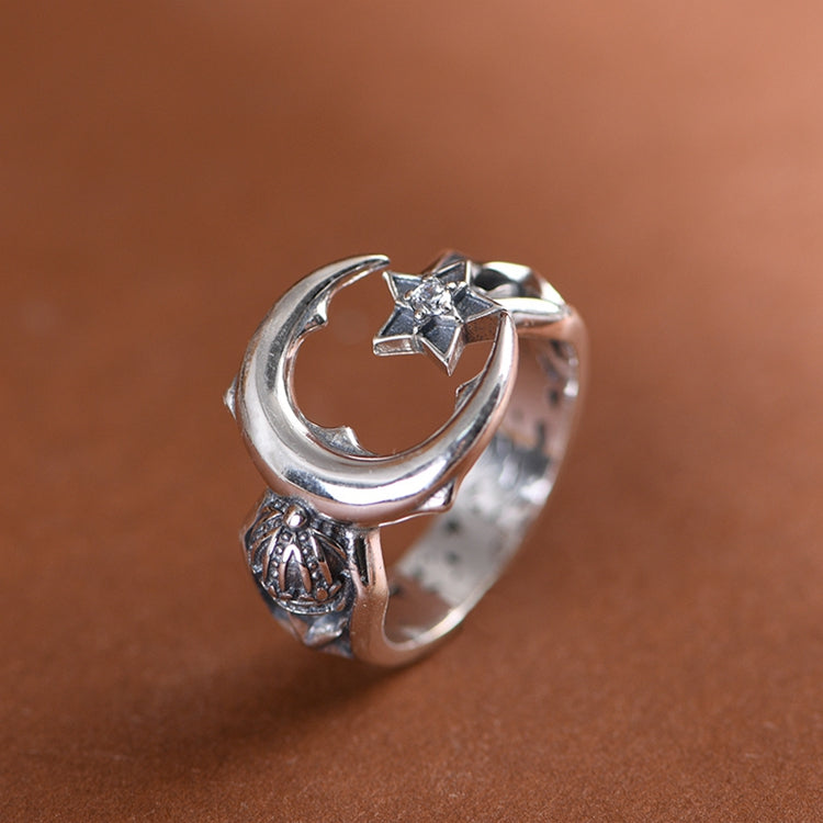 Star Crescent Ring