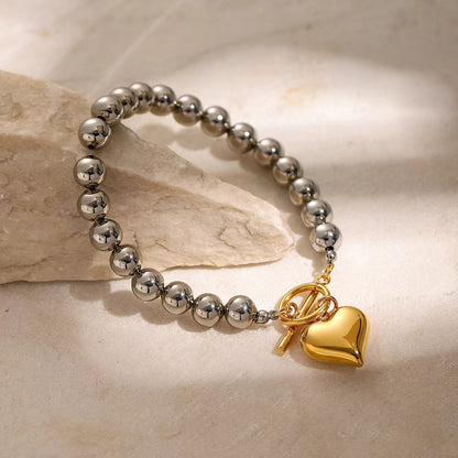 Heart Charm Bracelet