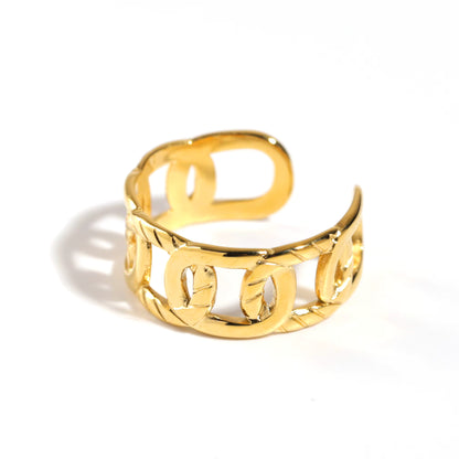 Open Gold Plated Ring