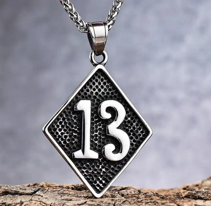 Number 13 Pendant