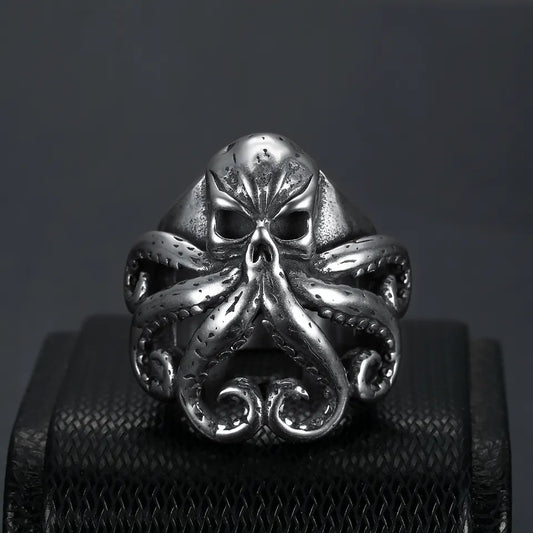 Octopus Skull Ring
