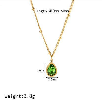 Teardrop Glow Necklace