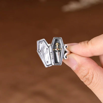Coffin Cross Ring