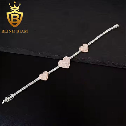 Triple Heart Bracelet