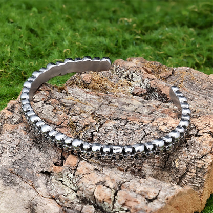 Skulls Cuff Bangle Bracelet