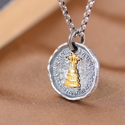 Buddhist Pagoda Necklace