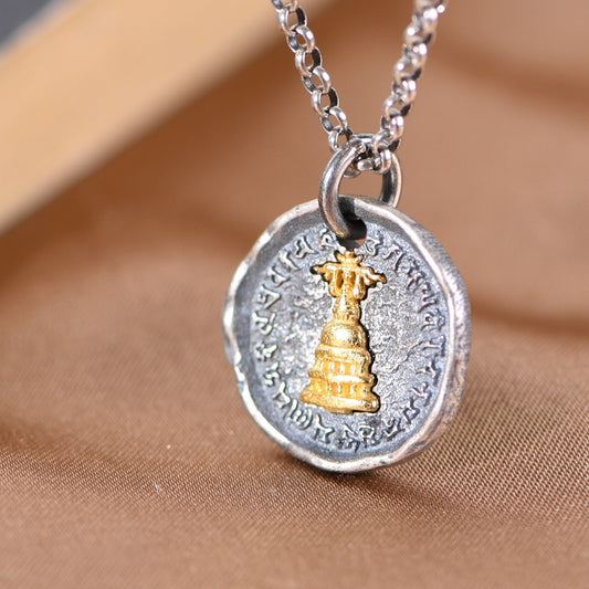 Buddhist Pagoda Necklace