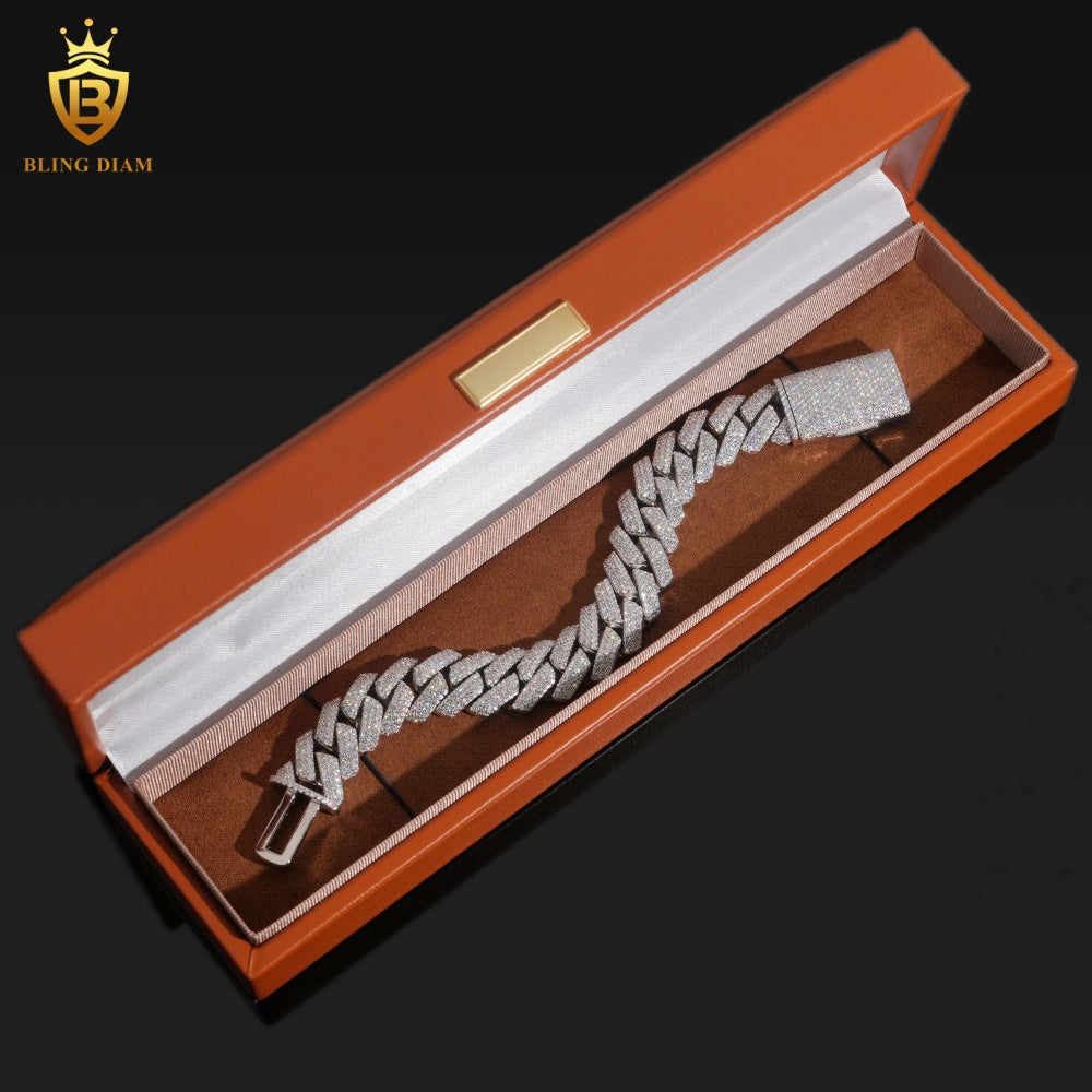 Moissanite Cuban Bracelet