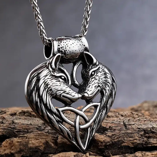 Wolf Celtic Knot Pendant