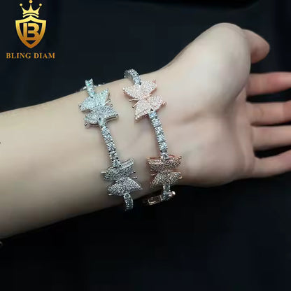 Butterfly Moissanite Bracelet