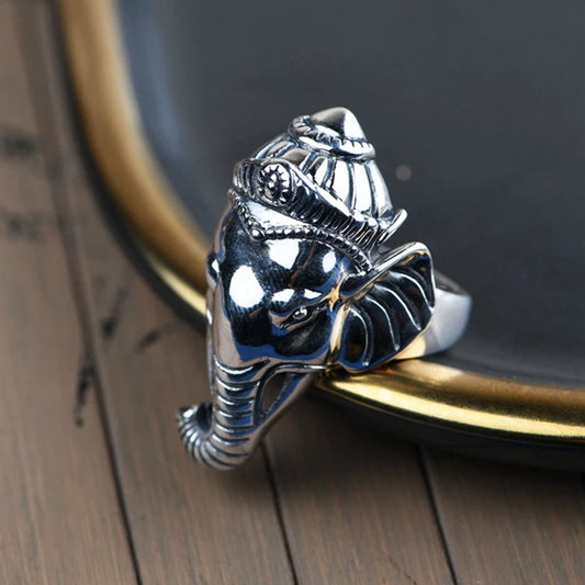 Sterling Elephant Ring