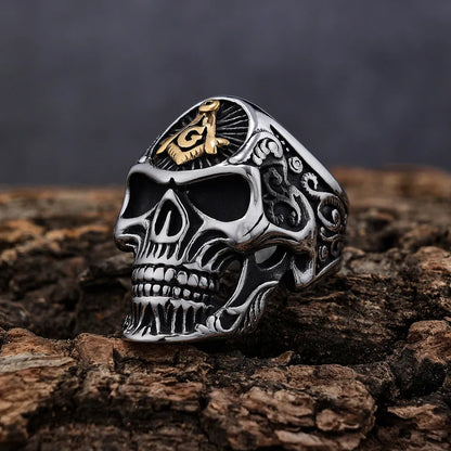 Masonic Skull Ring