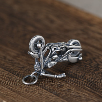 Rock Motorcycle Necklace
