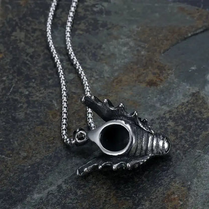 Silver Dragon Necklace
