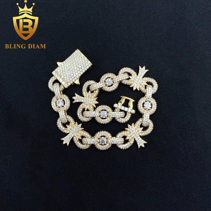 Cuban Cross Infinity Bracelet