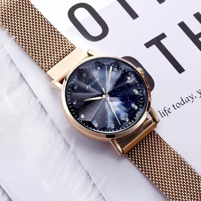 Rose Gold Starry Sky Watch