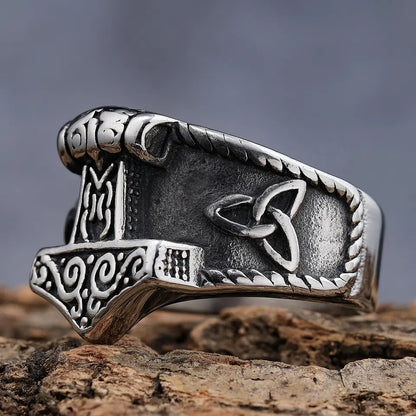 Mjolnir Thor's Hammer ring