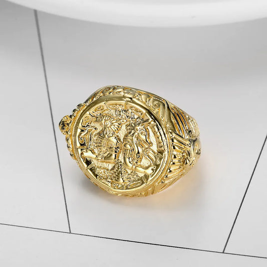 Anubis Gold Ring