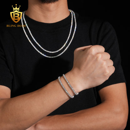 3mm Lab-Grown Diamond Tennis Bracelet