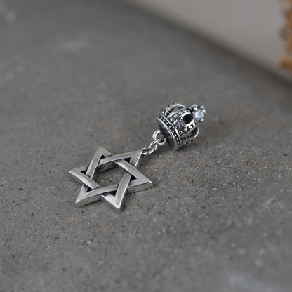 Crown Star Crescent Earrings