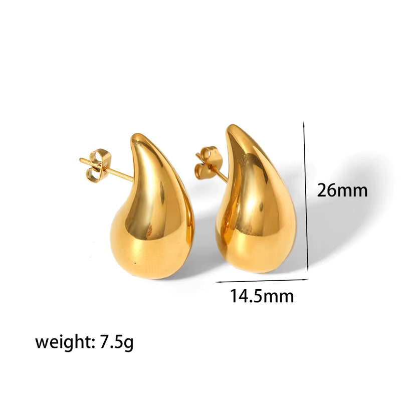 Water Tear Drop Earrings