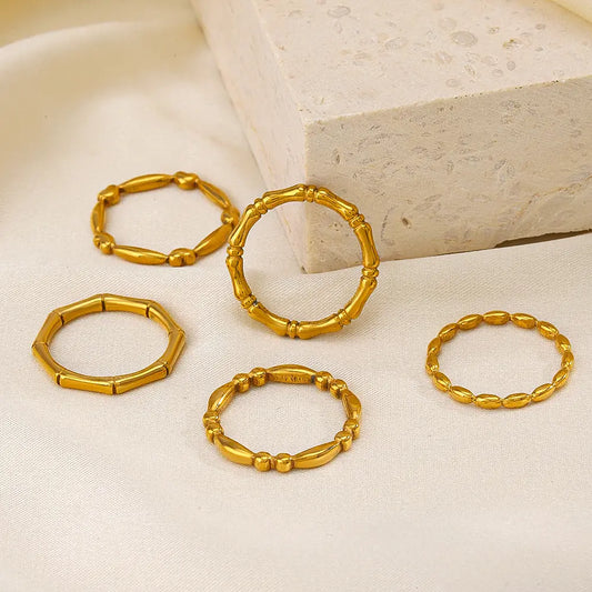 Golden Harmony Rings
