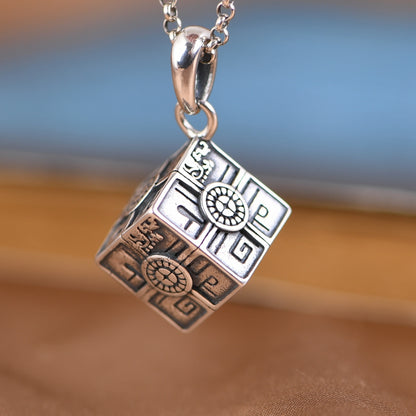 Distinctive Design Square Necklace
