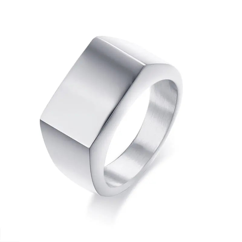 Rectangle Signet ring