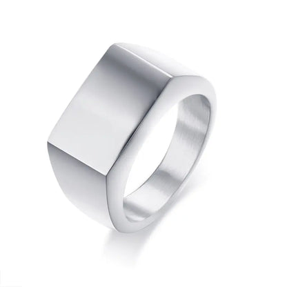 Rectangle Signet ring
