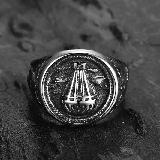 Lyre Emblem Ring