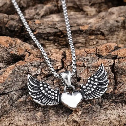 Winged Heart Pendant