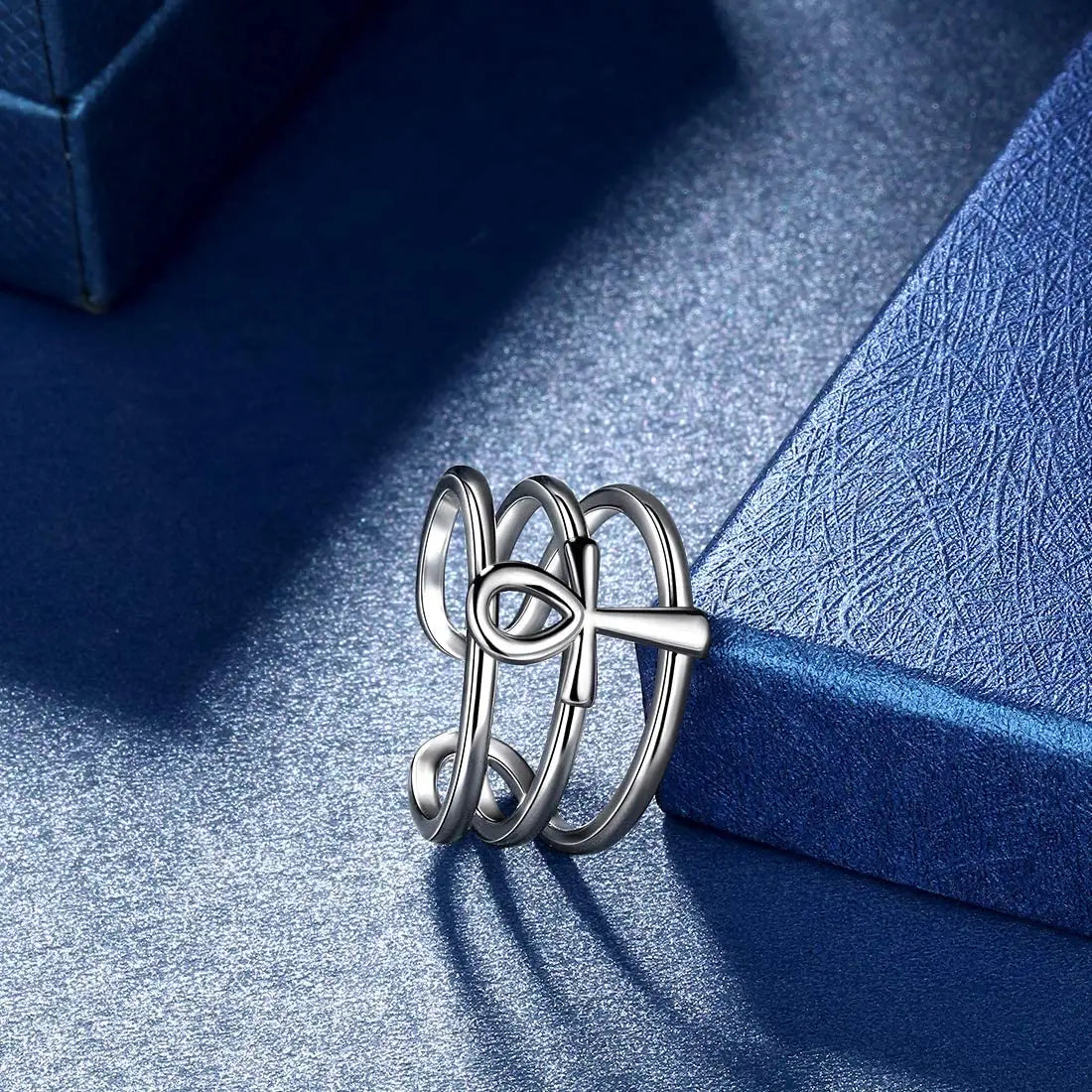 Title: Ankh Symbol Ring