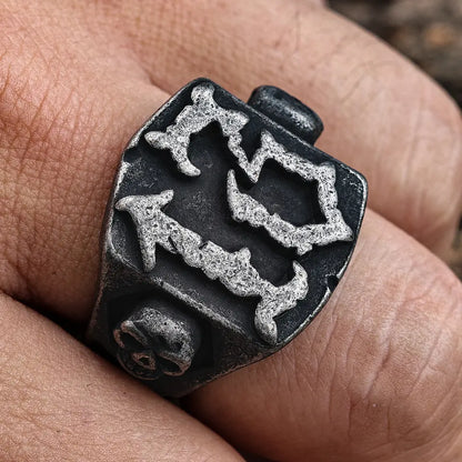 Skull Number 13 Ring