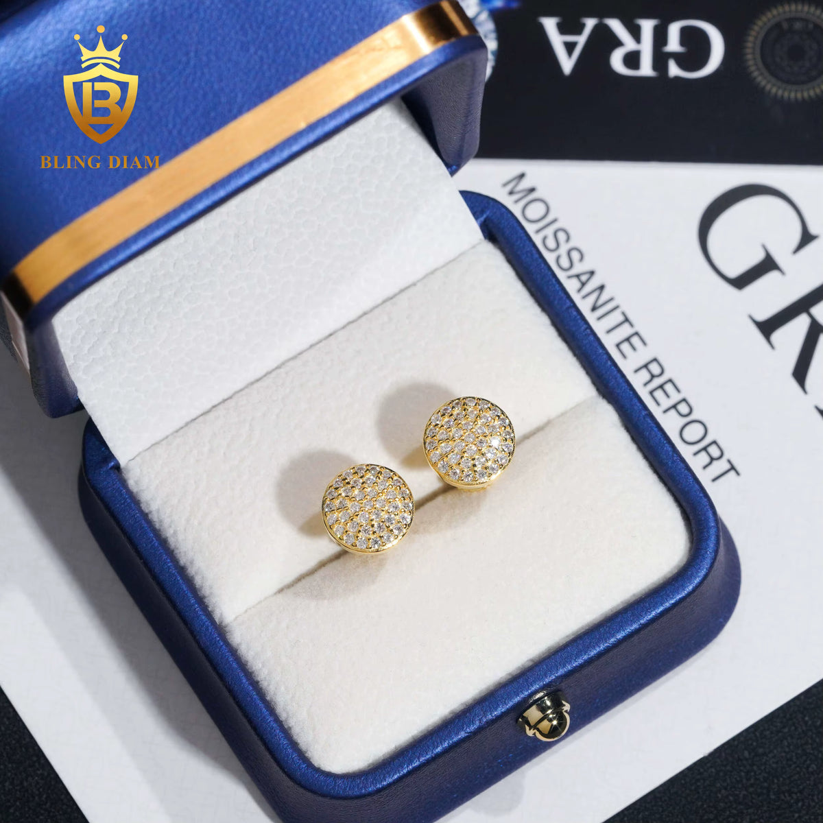 Moissanite Stud Earrings