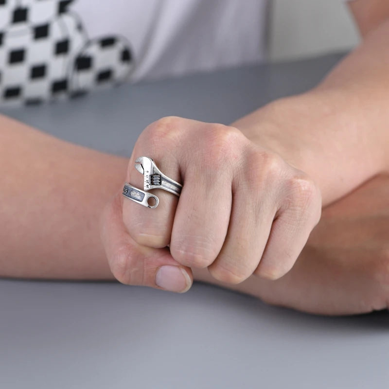 Wrench-inspired Ring
