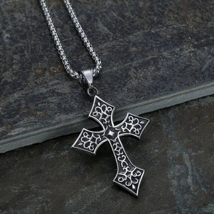 Vintage Christian Cross Necklace