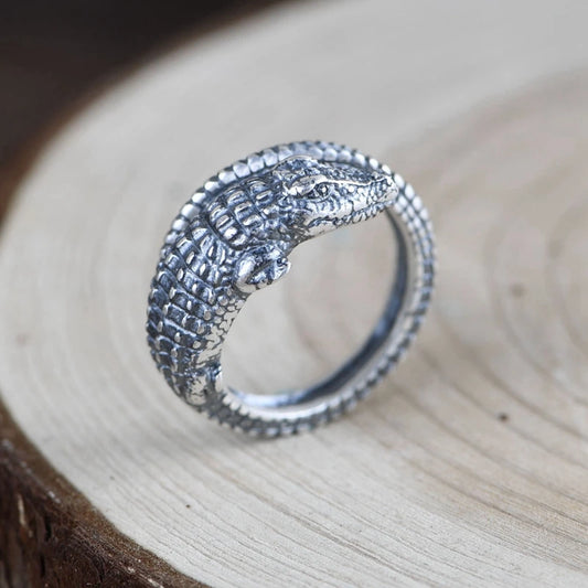 Bold Alligator Ring